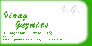 virag guzmits business card